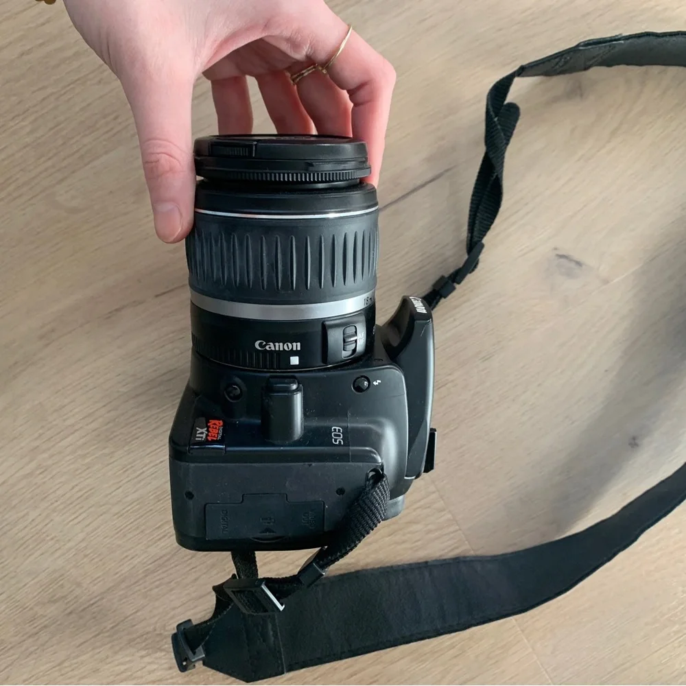 Canon grey camera